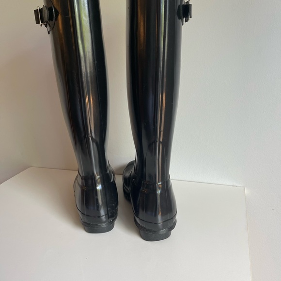 Women's HUNTER BOOTS Black Size 7 EUP 38 - Picture 5 of 11